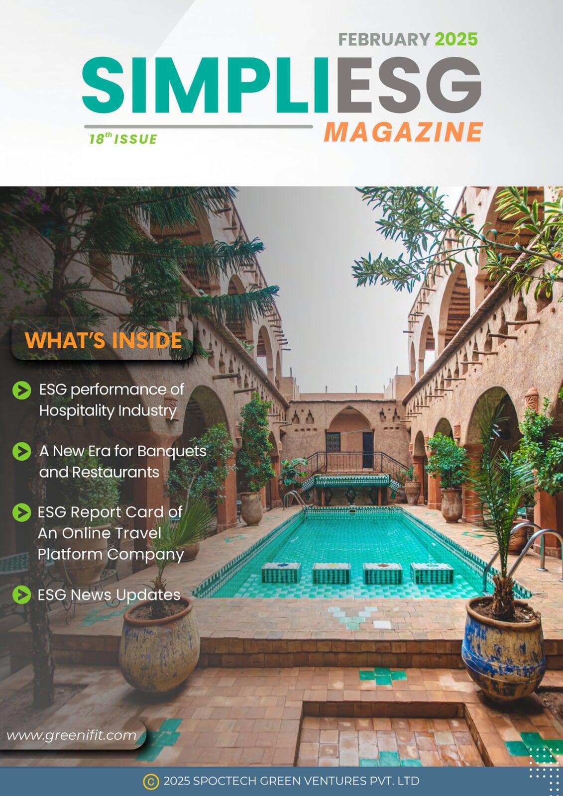 SimpliESG Magazine February 2025 – Sustainable tourism and hospitality ESG practices